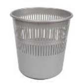 PAPELERA REJILLA 16 Litros GRIS      